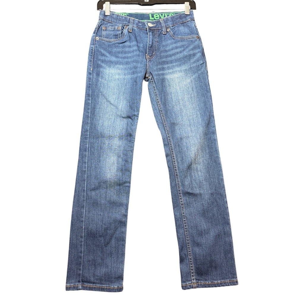 Levi's 511 Slim Jeans Kids Size 12 Reg Blue Adjustable Waist